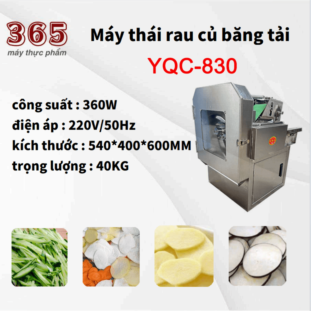 mái thái rau củ băng tải YQC-830 thumbnail 1