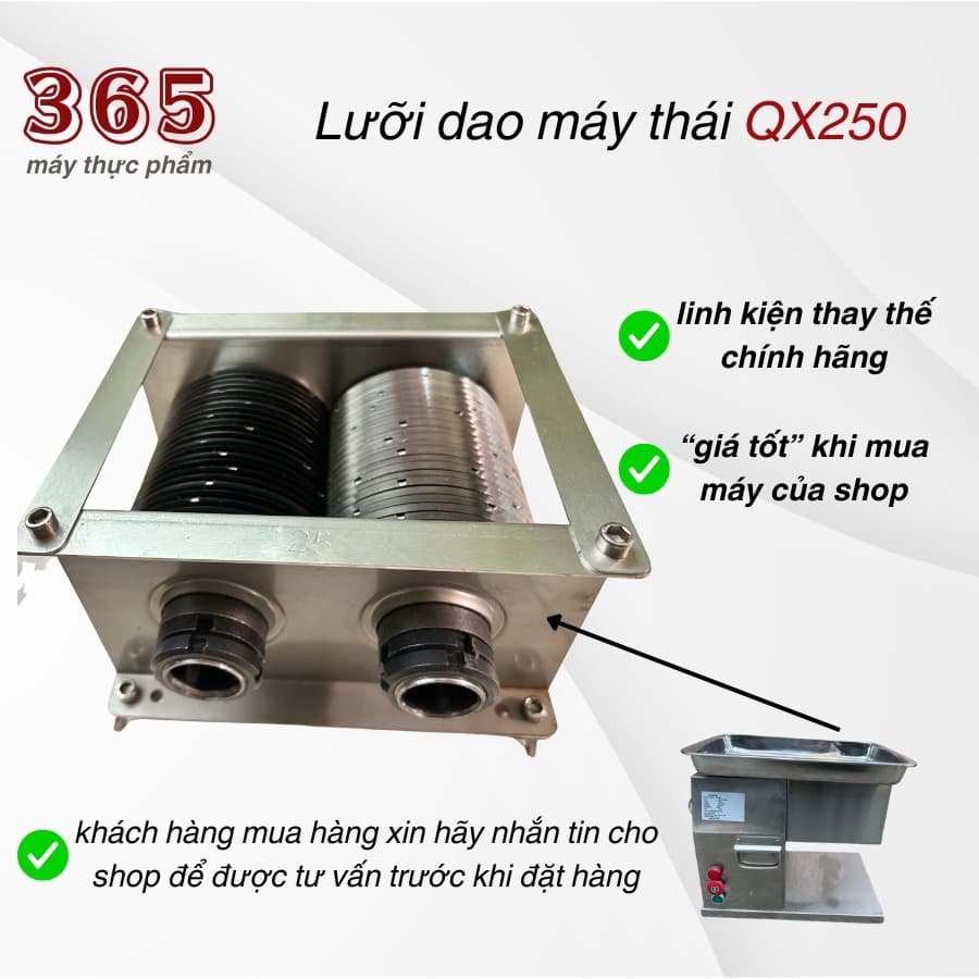 dao máy thái thịt QX-250