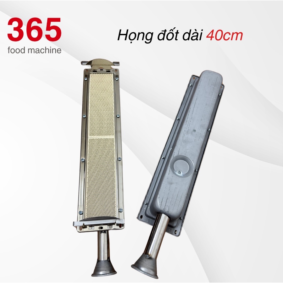 họng đốt bếp nướng gas hồng ngoại dài 40cm
