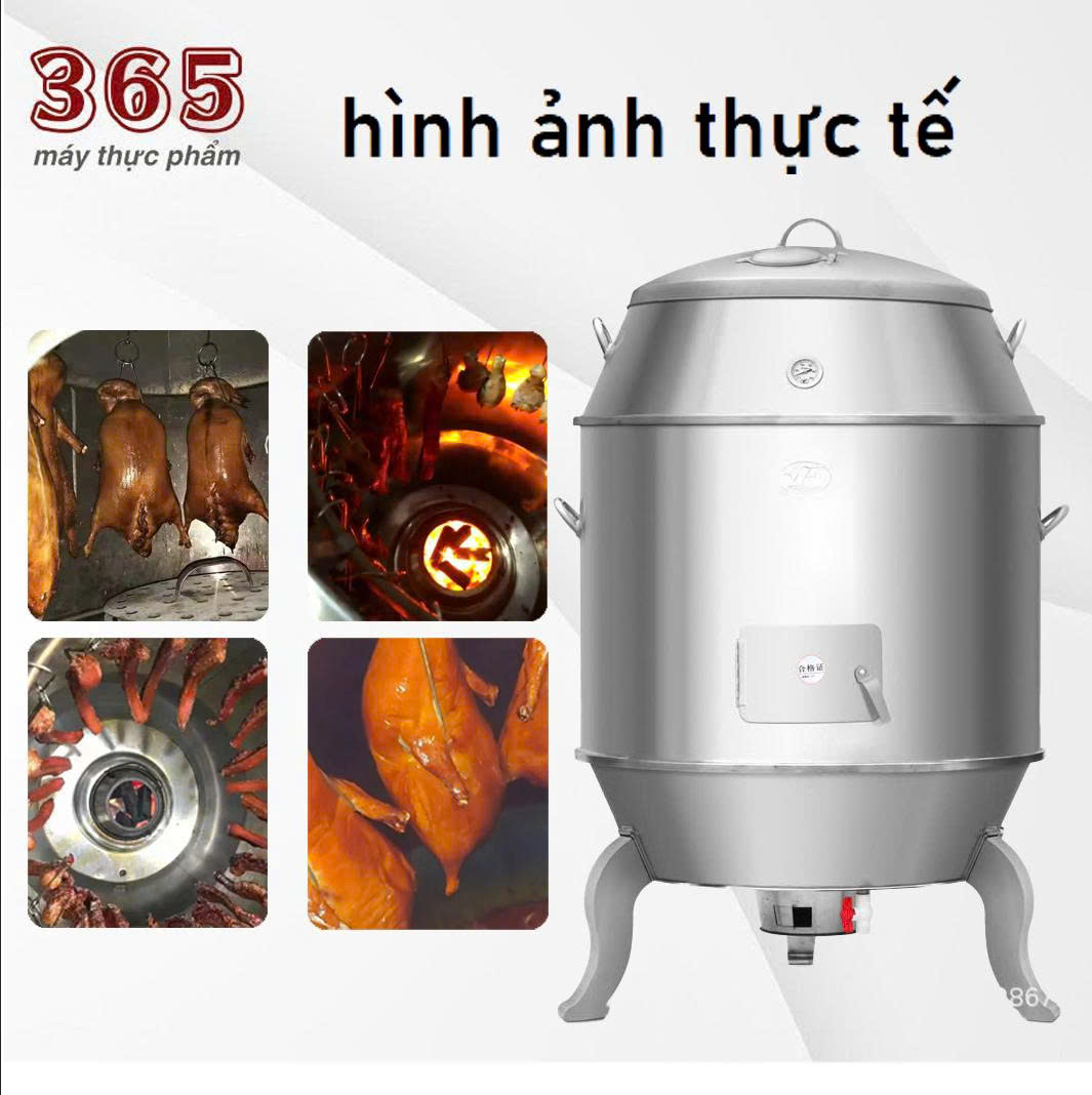 Hình ảnh cho Hình ảnh thực tế lu chân cong 90 quay nướng
