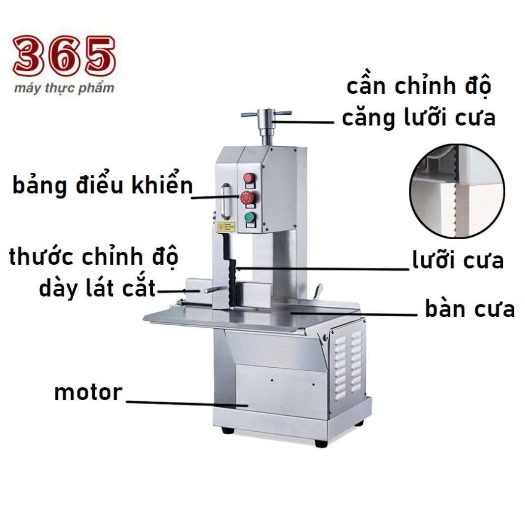 Hình ảnh cho Cấu tạo máy cưa xương inox W120A